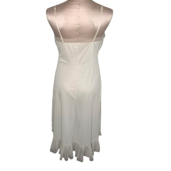 Kickernick Vintage Crystal Pleat Nylon Full Slip - Picture 2 of 5